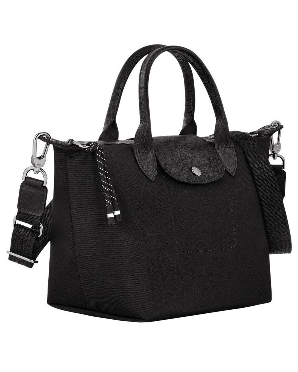 Longchamp Black Le Pliage Energy Handle Bag