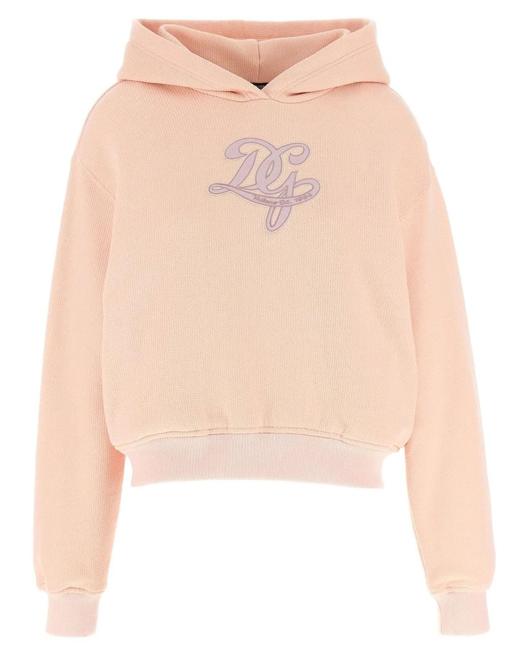 Dolce & Gabbana Natural Dolce & Gabbana Logo Embroidery Hoodie