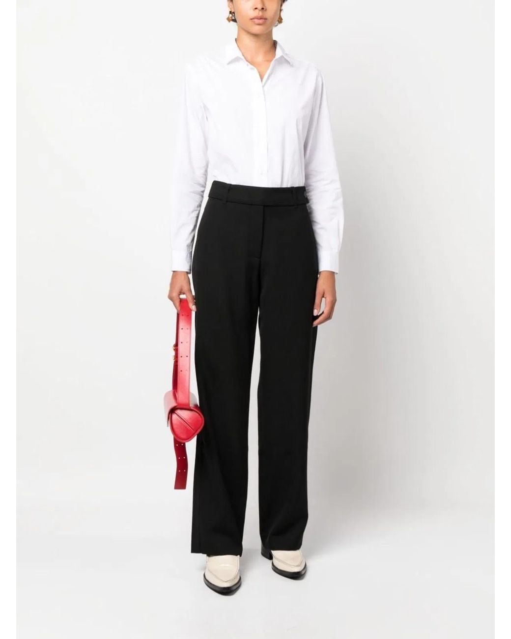 Studio Nicholson Black Wool Blend Trousers