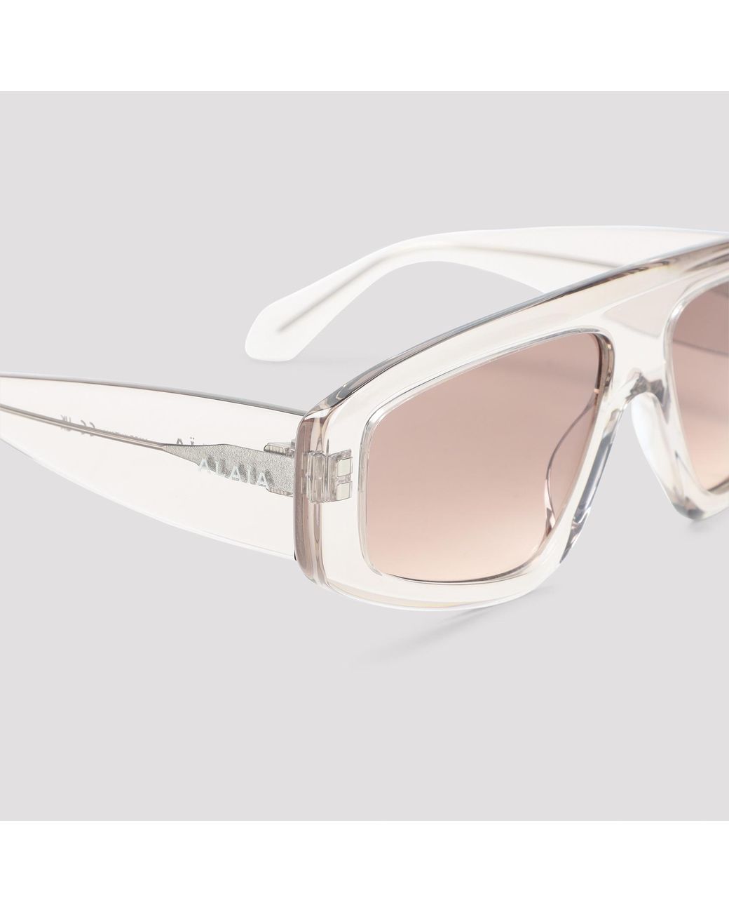 Alaïa White Alaia Pilot-Frame Sunglasses