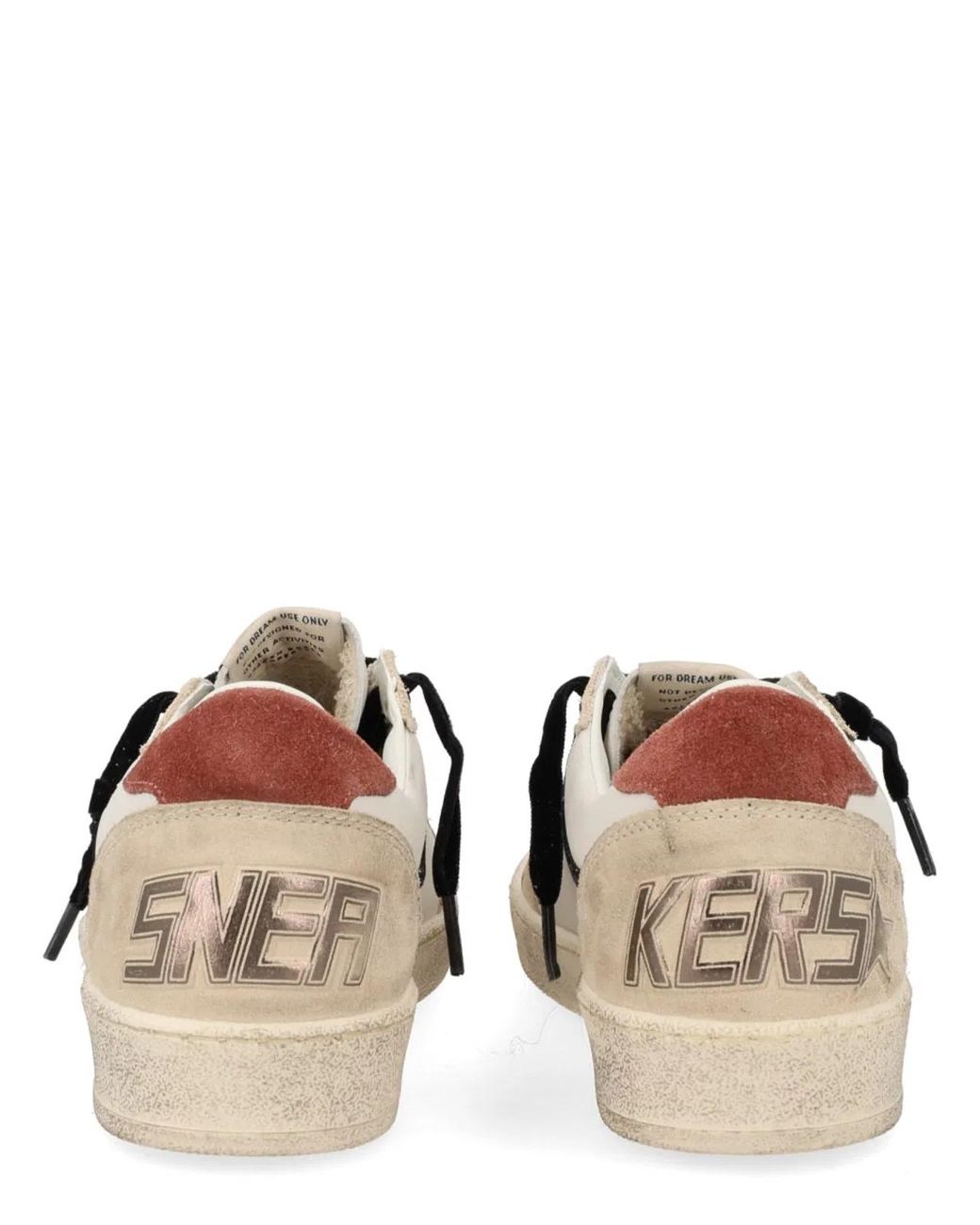 Golden Goose Deluxe Brand Brown Ball Star Leather Upper Suede Toe A