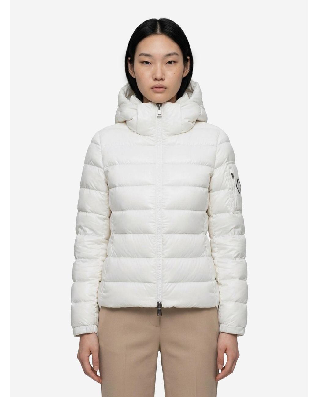 Herno White Short Down Jacket