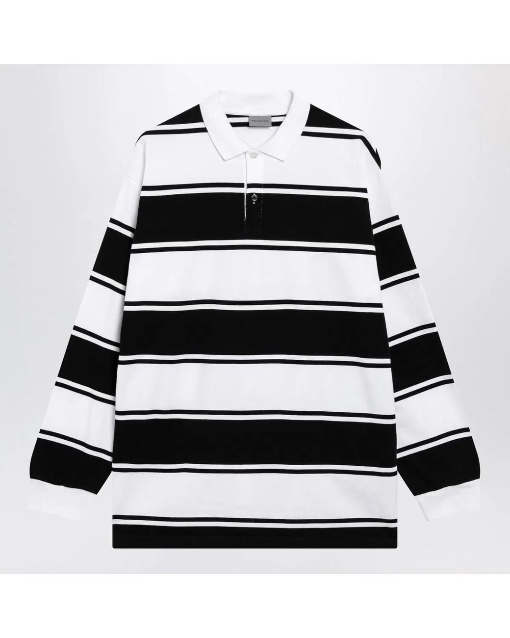 Balenciaga Black Polo Shirts for men