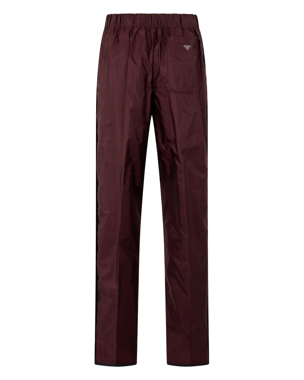 Prada Red Straight Re-Nylon Pants