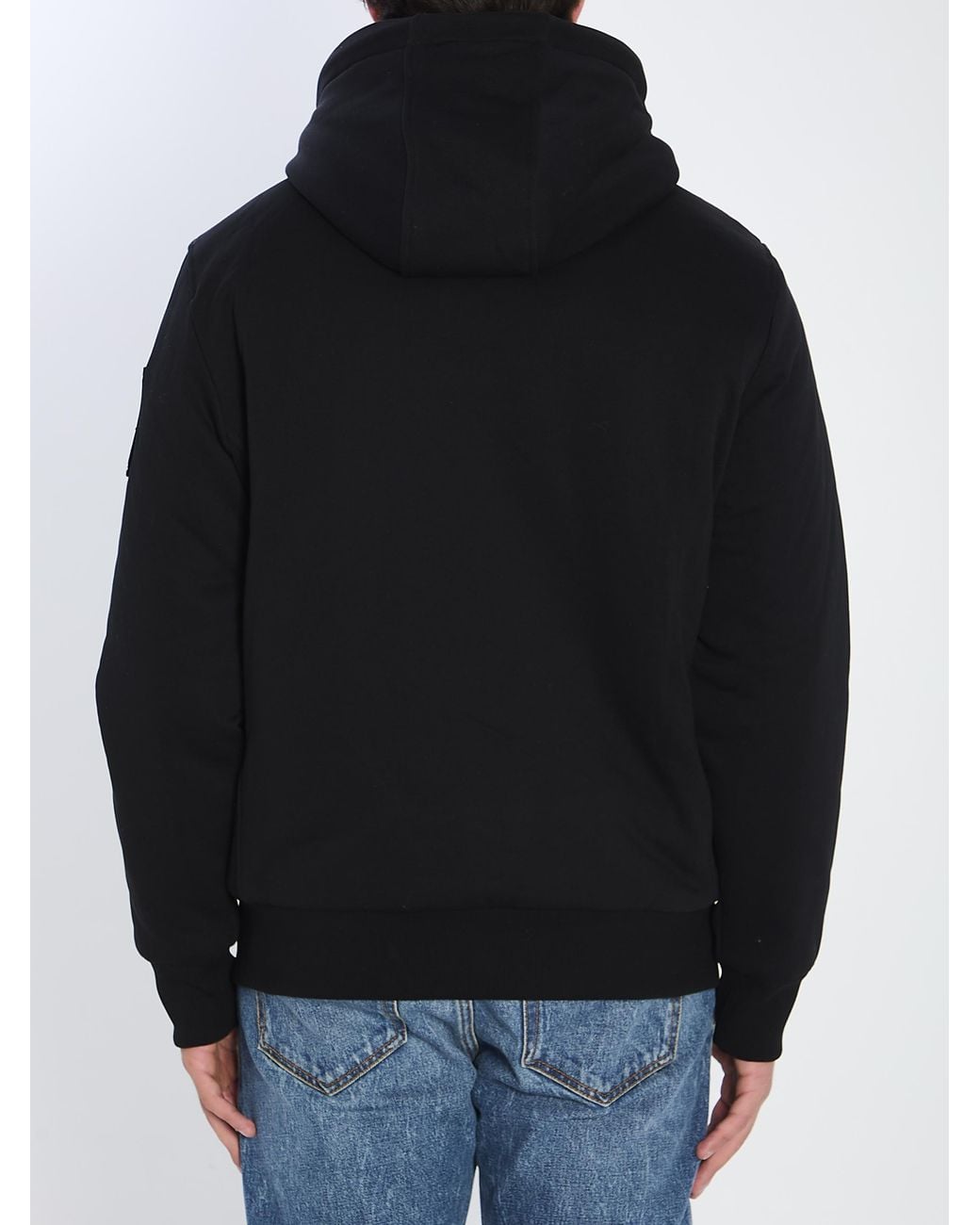 Moose Knuckles Black Classic Bunny Hoodie for men