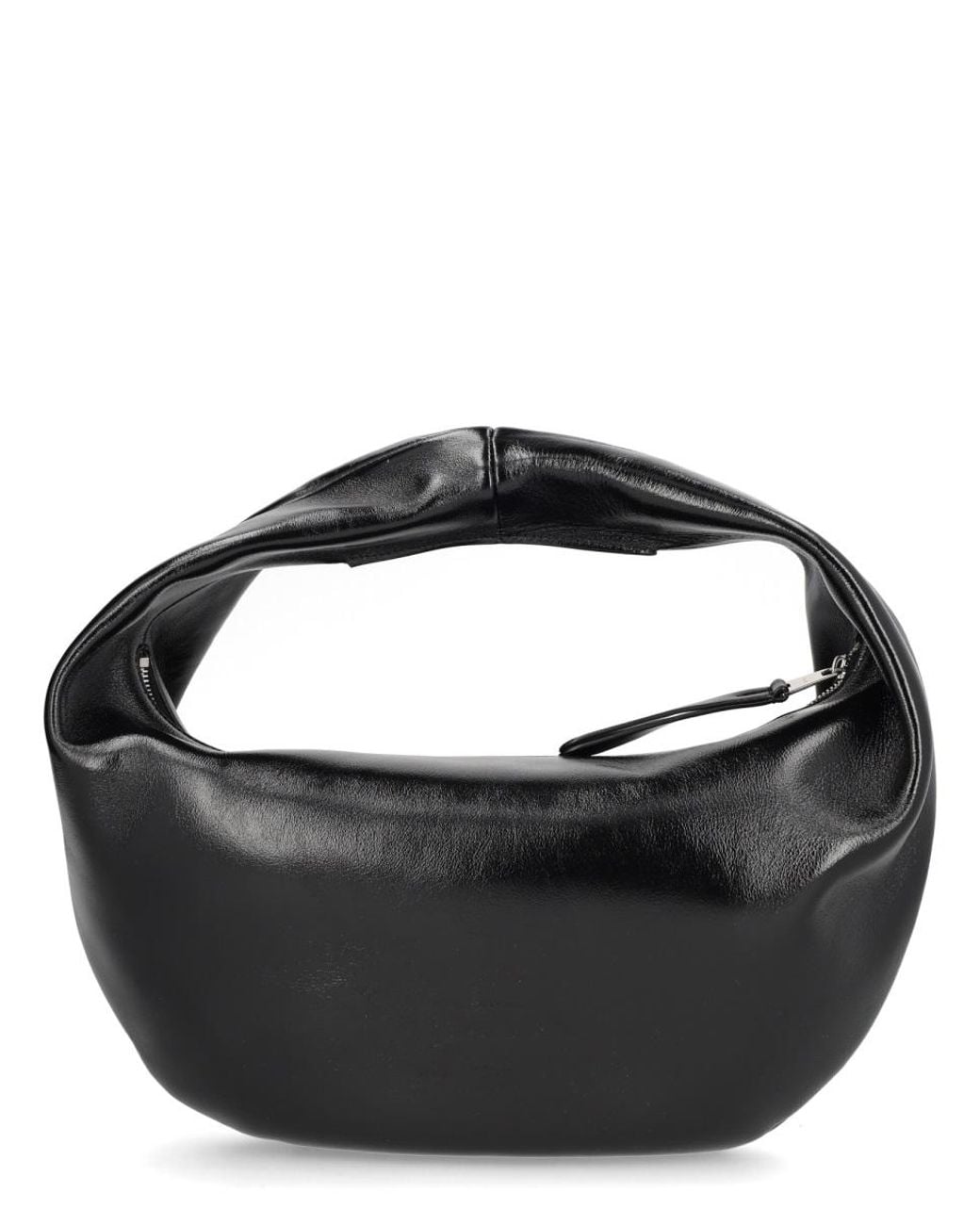 Khaite Black Medium Olivia Leather Hobo Bag