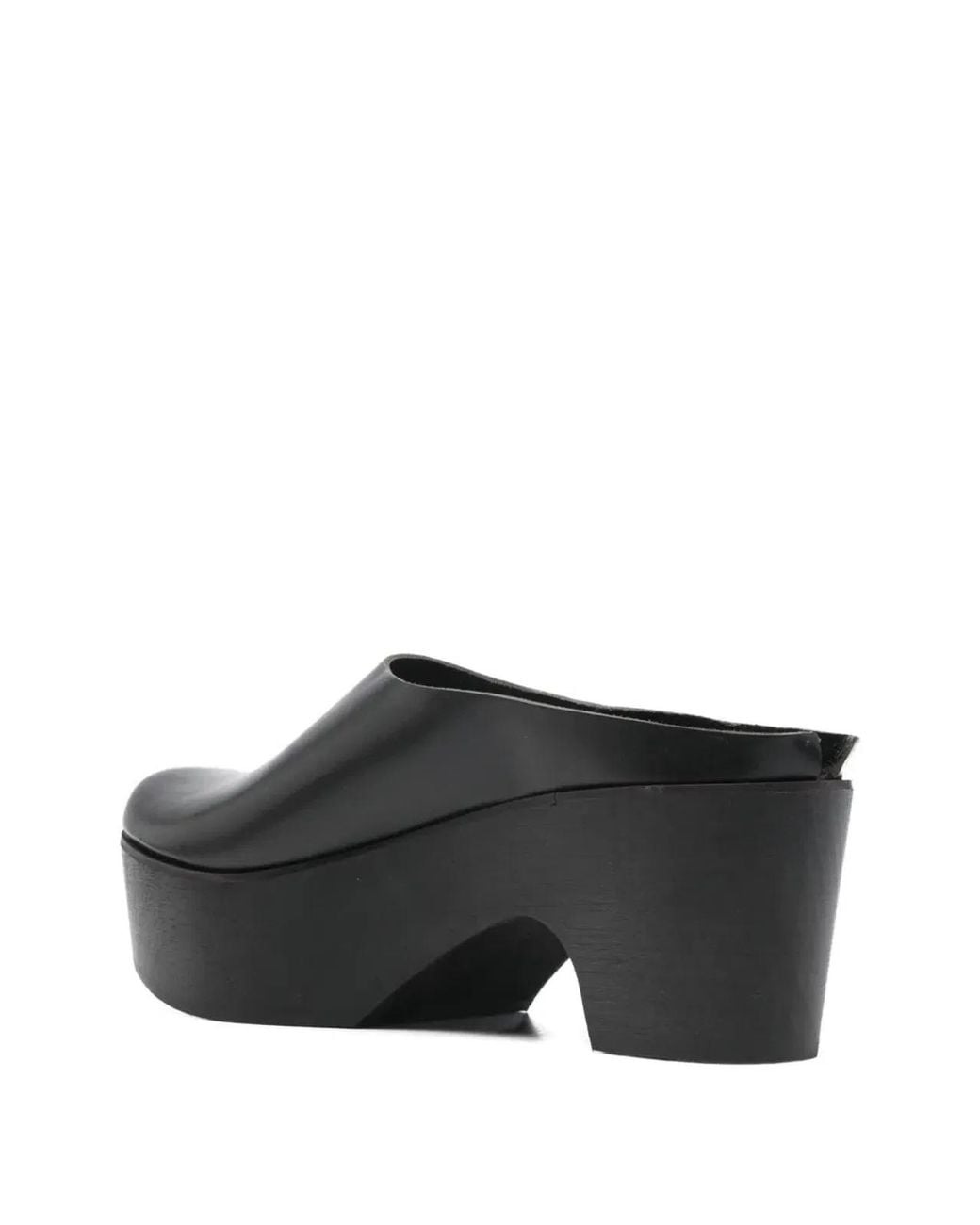 Daniela Gregis Black "Clog" High Sabot Mule
