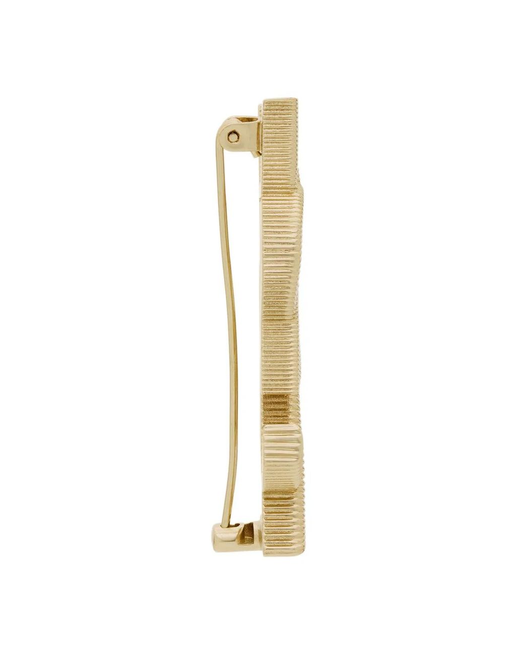 Saint Laurent Metallic Cassandre Brooch