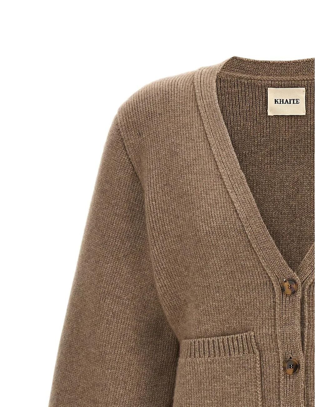 Khaite Brown Scarlet' Cardigan
