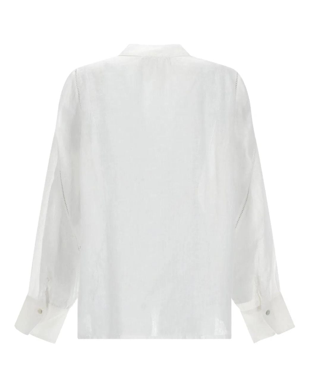 120% Lino White Camicia