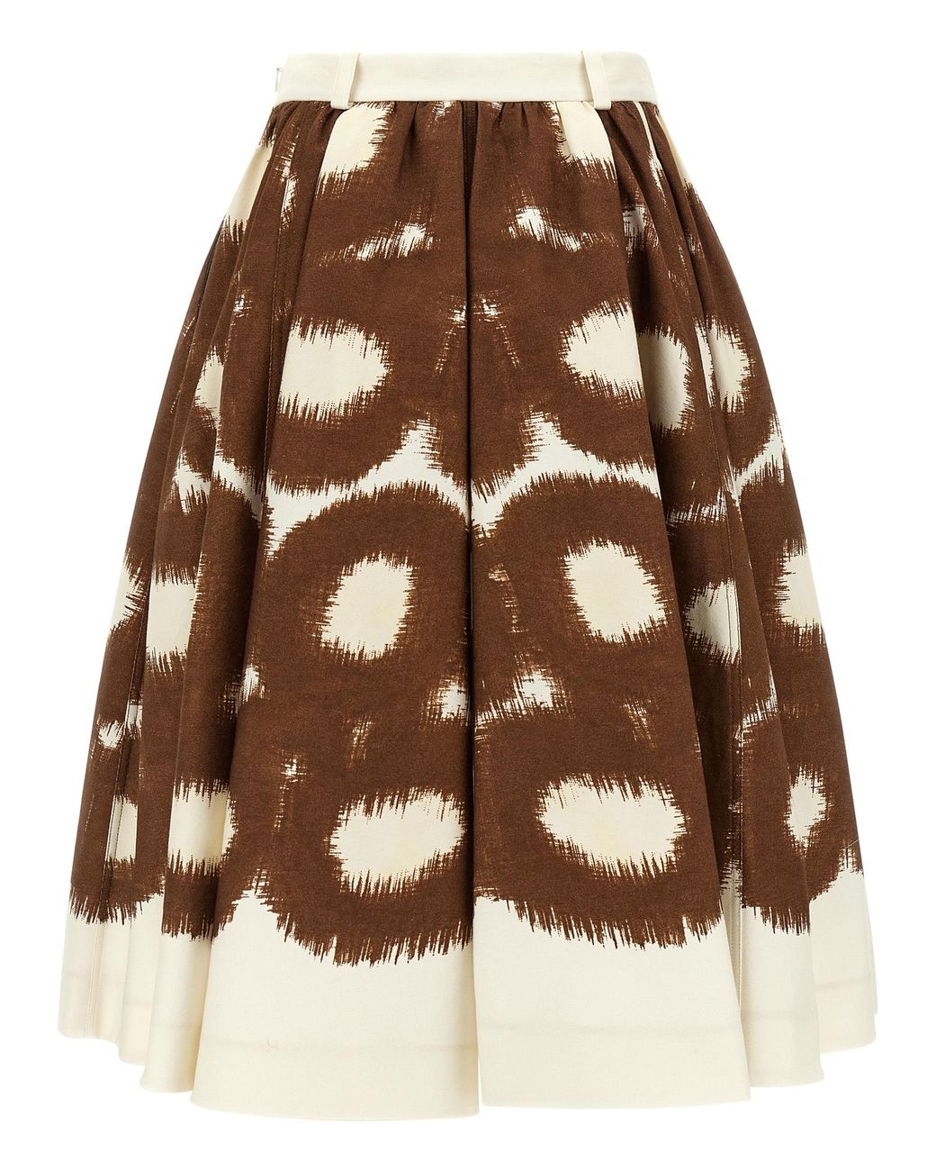 Prada Brown Canvas Skirt