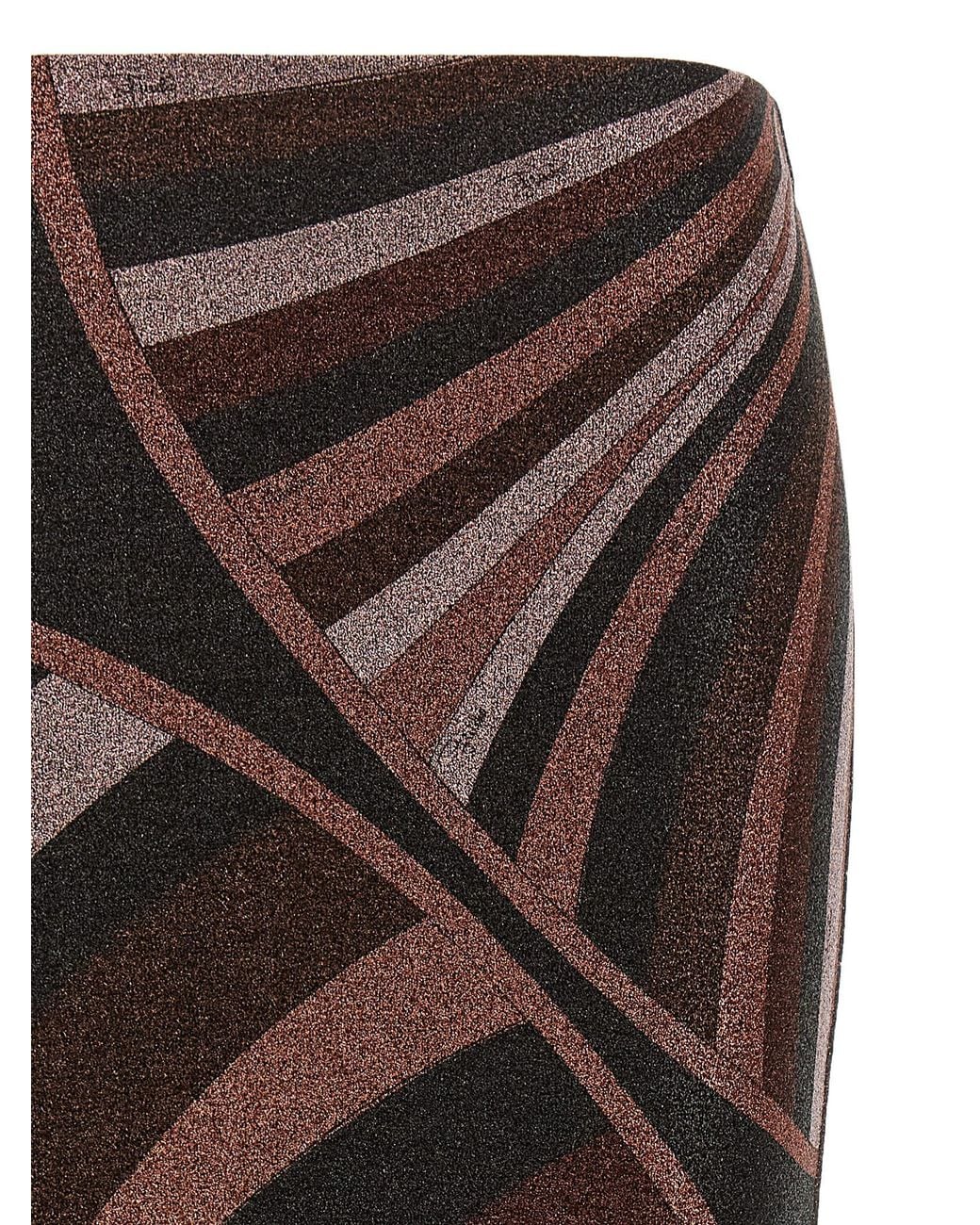 Emilio Pucci Brown 'Iride' Skirt