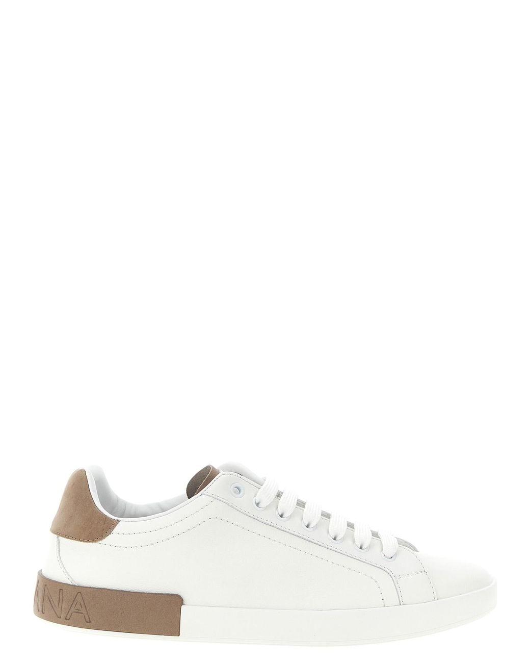 Dolce & Gabbana White Dolce & Gabbana 'Portofino' Sneakers for men
