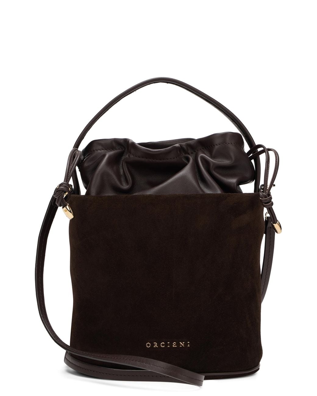Orciani Black Bucket Bag Her