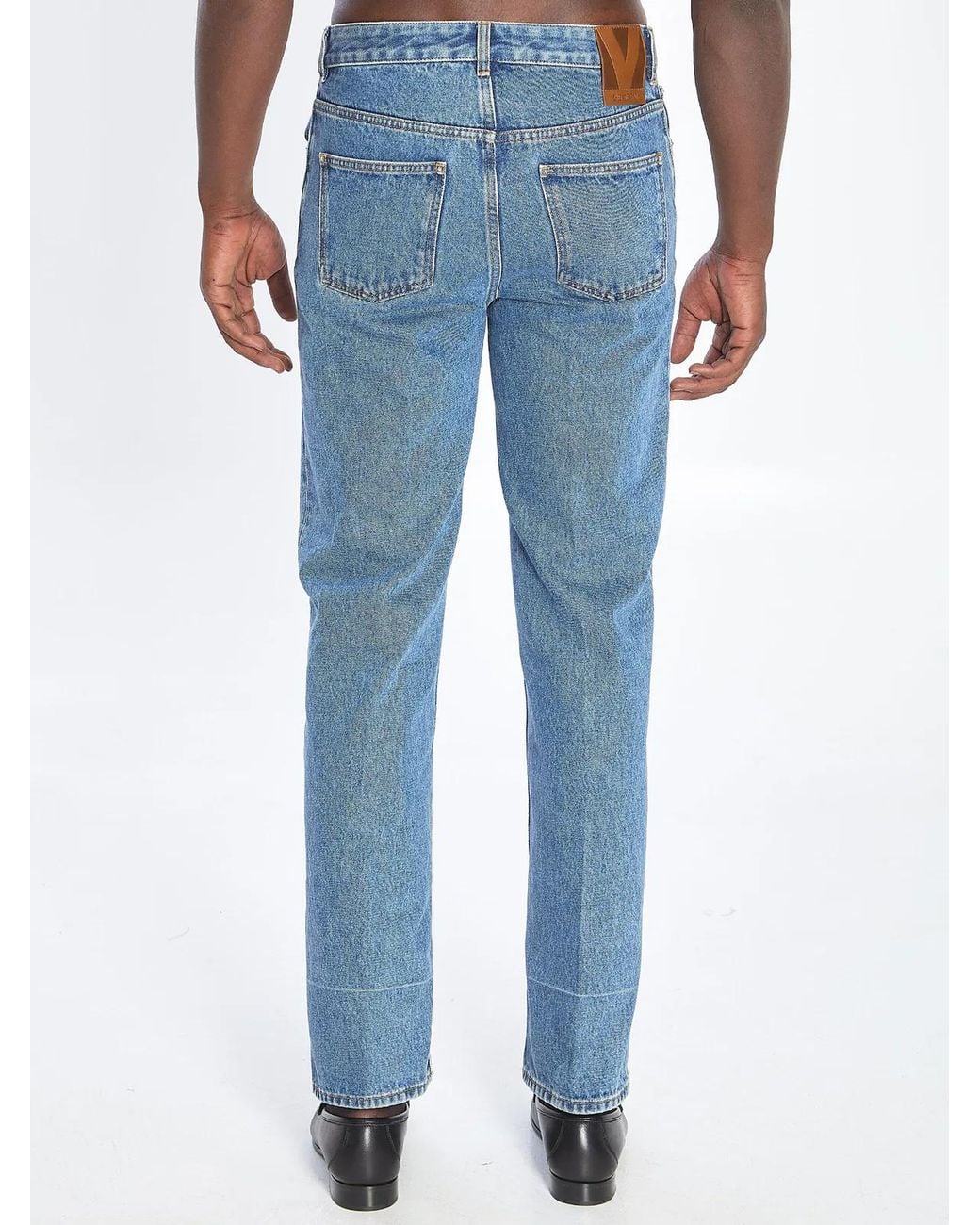 Valentino Garavani Blue Chez Denim Pants for men