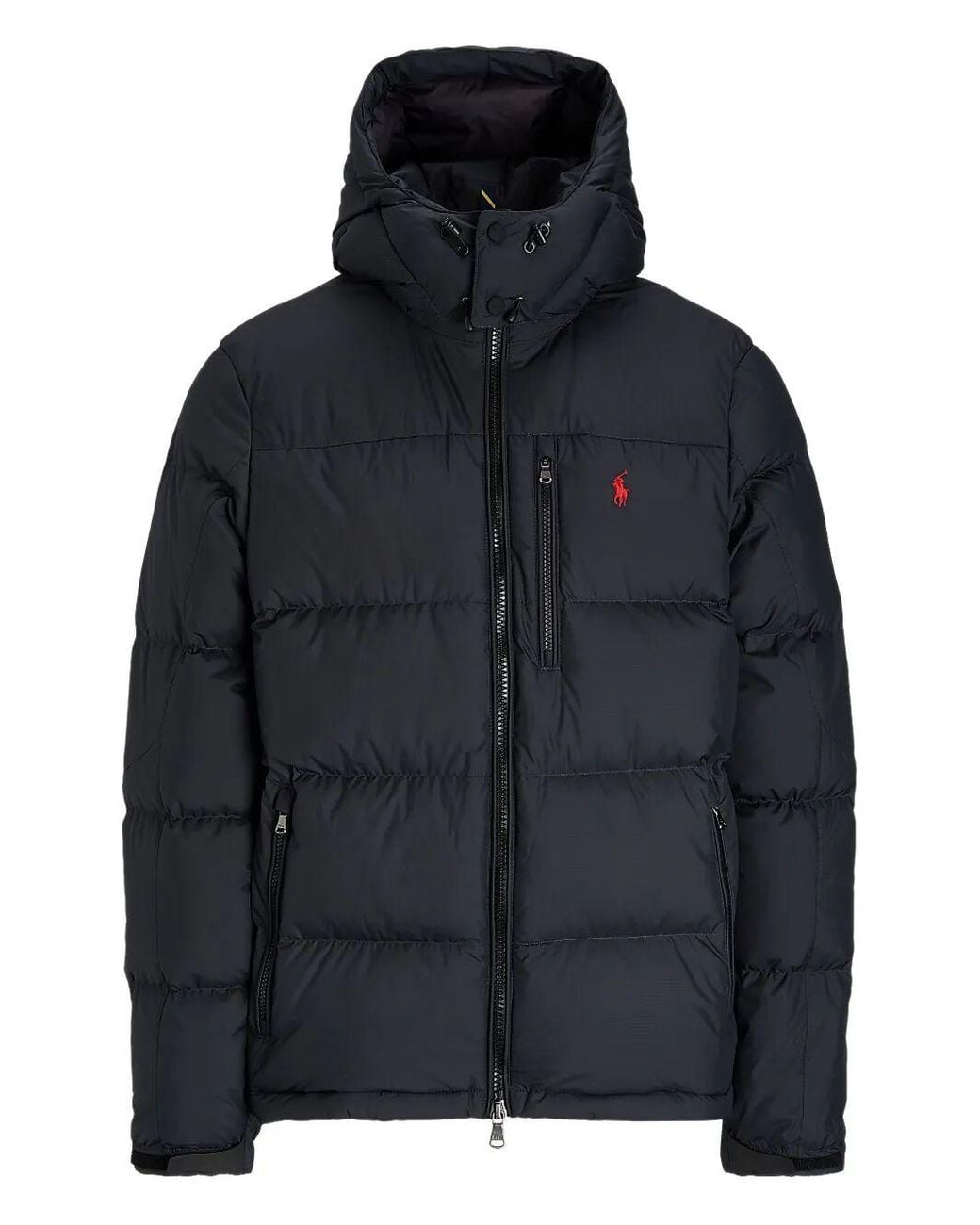 Polo Ralph Lauren Blue Recycled Padded Hooded Down Jacket for men