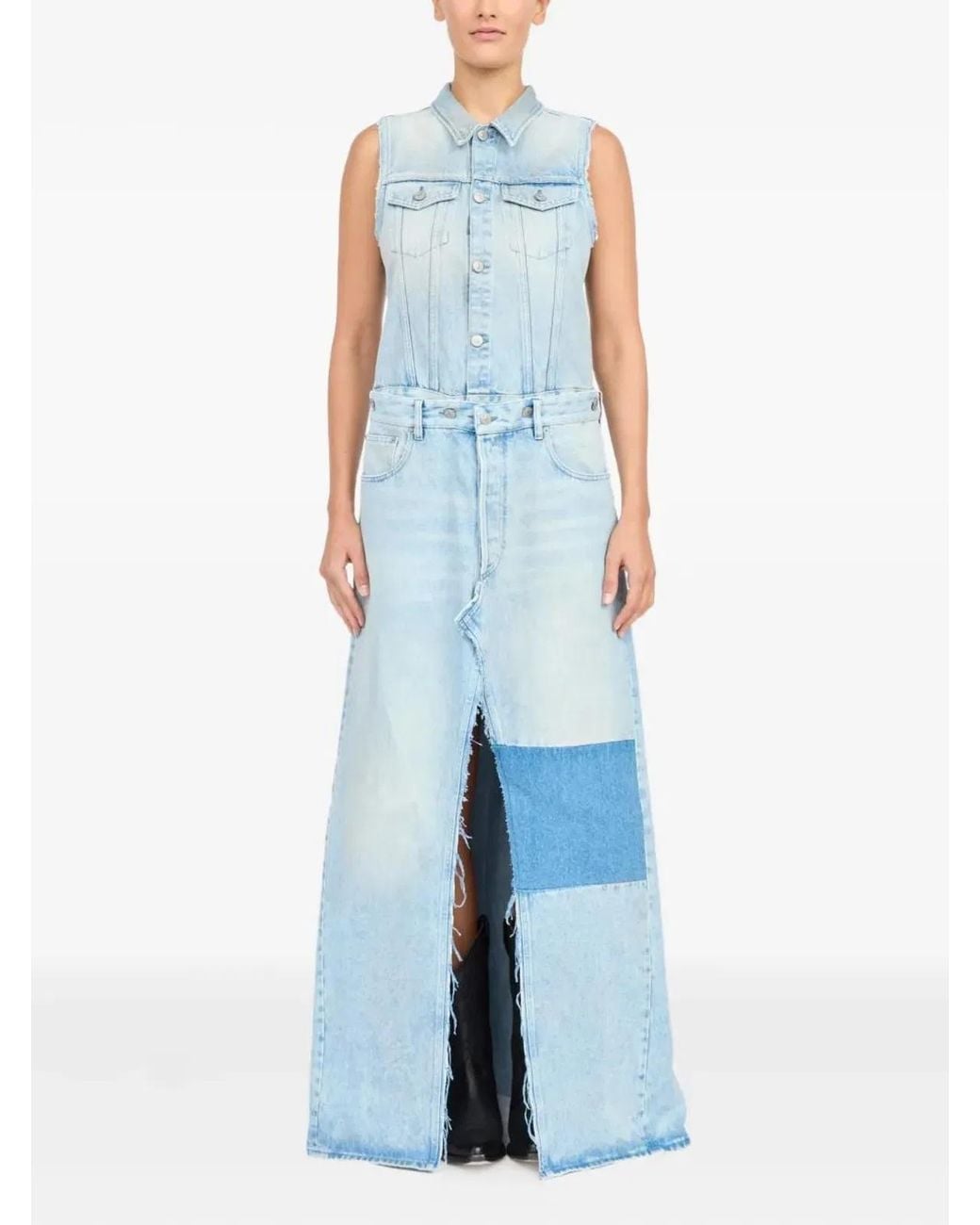 MM6 by Maison Margiela Blue Denim Dress