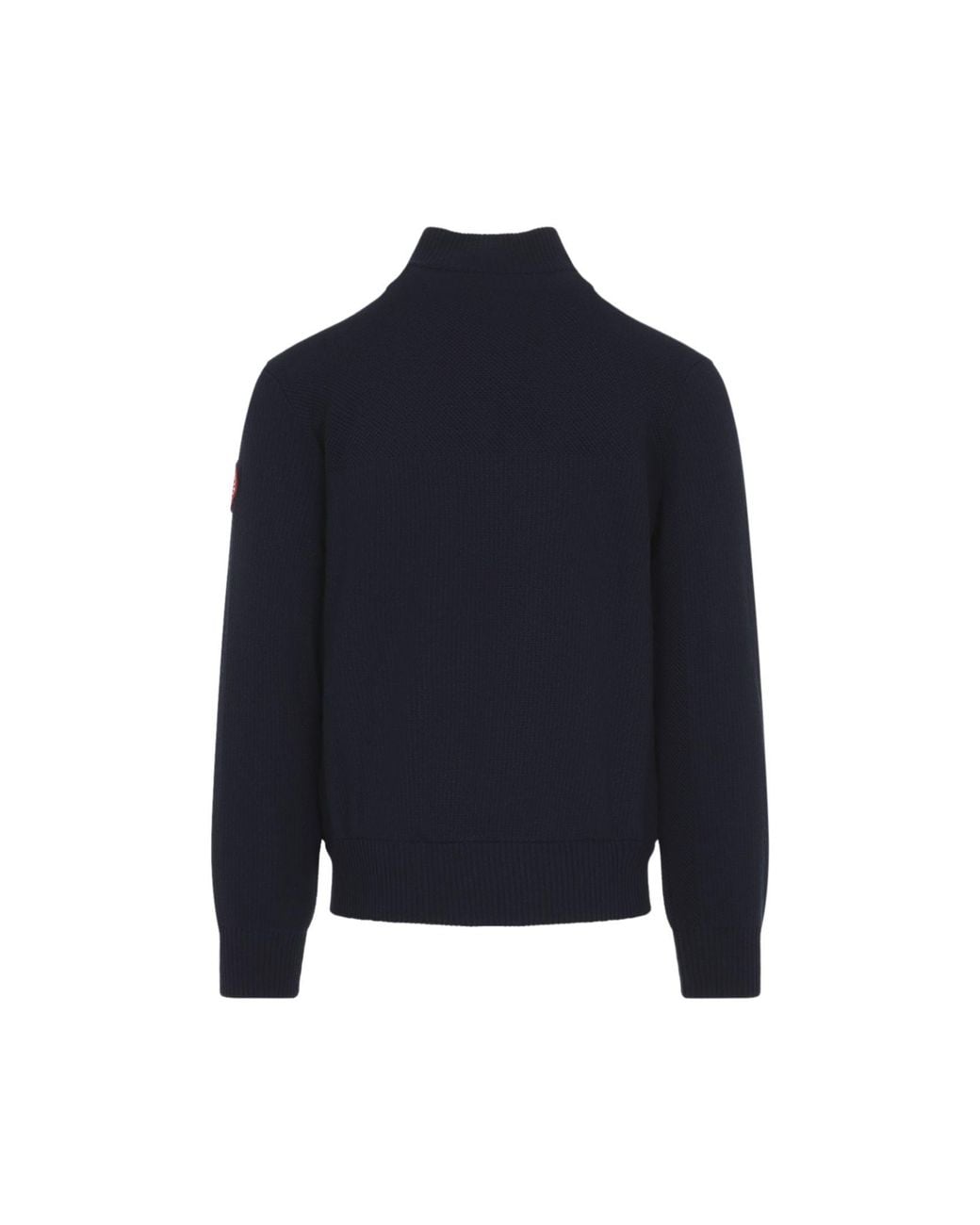 Canada Goose Blue Nocturne Hybridge Knit Wool Jacket for men