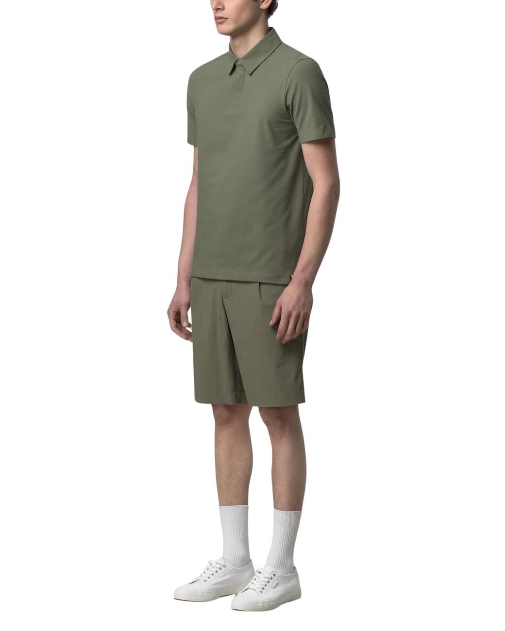 K-Way Gray Vincelle Ice Cotton Polo Shirt for men