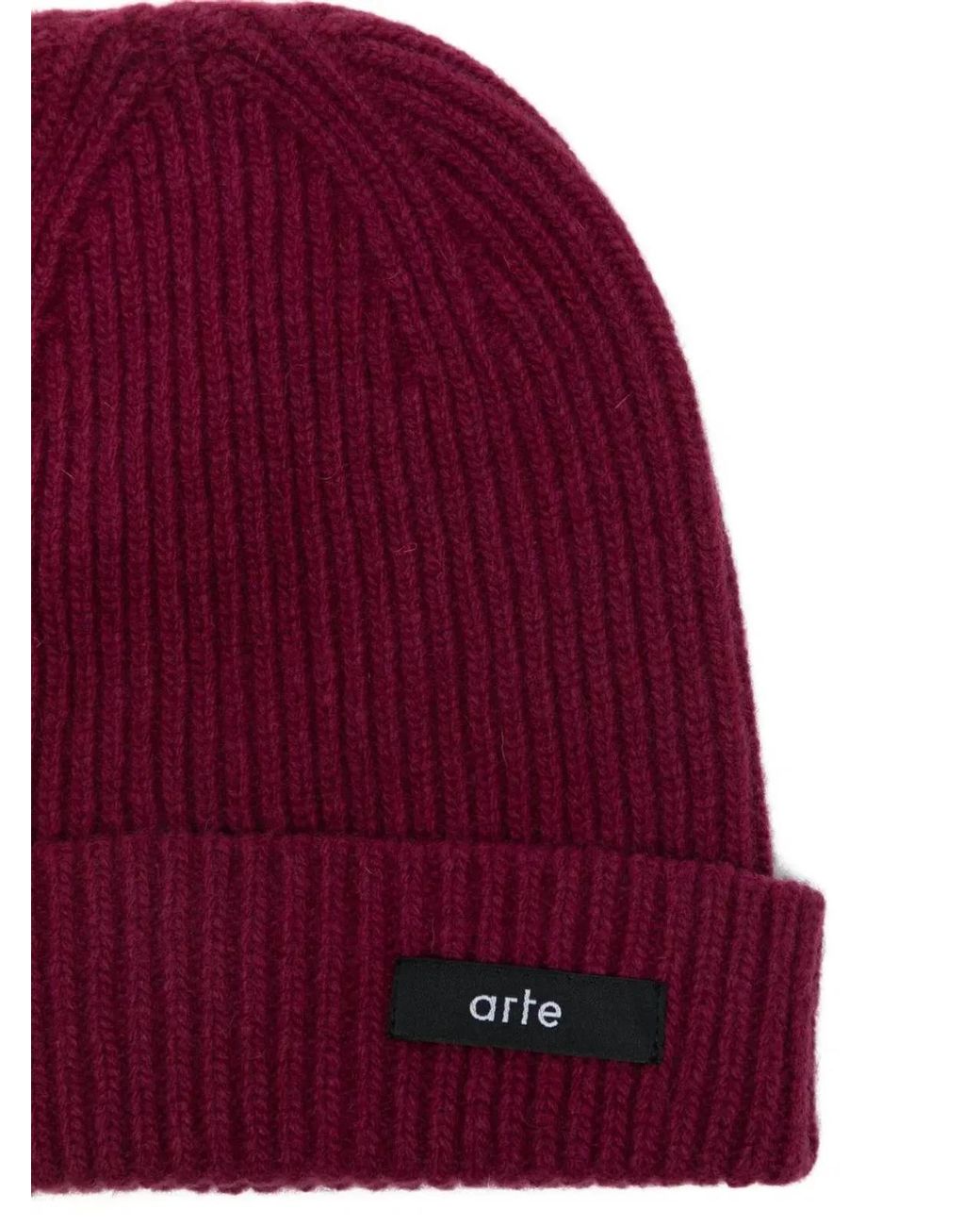 Arte' Red "Label" Beanie for men