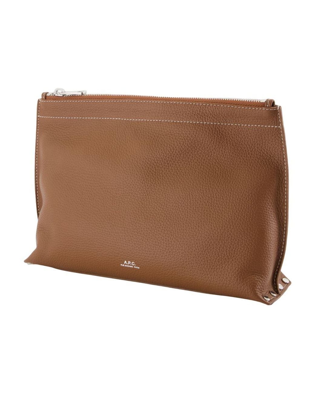 A.P.C. Brown Clutch