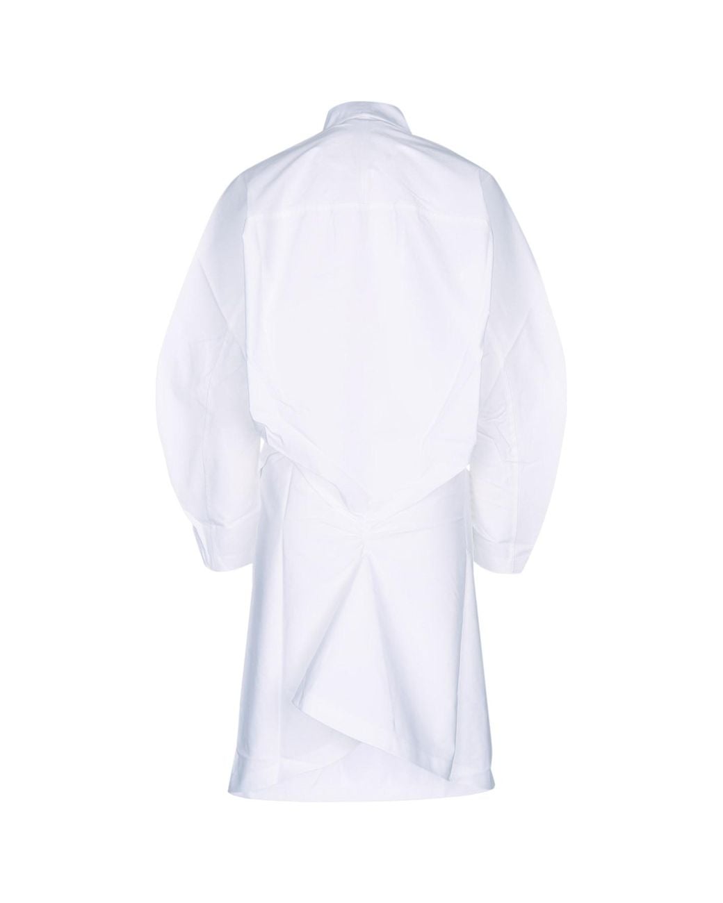 Jacquemus White Dove Wrap Dress