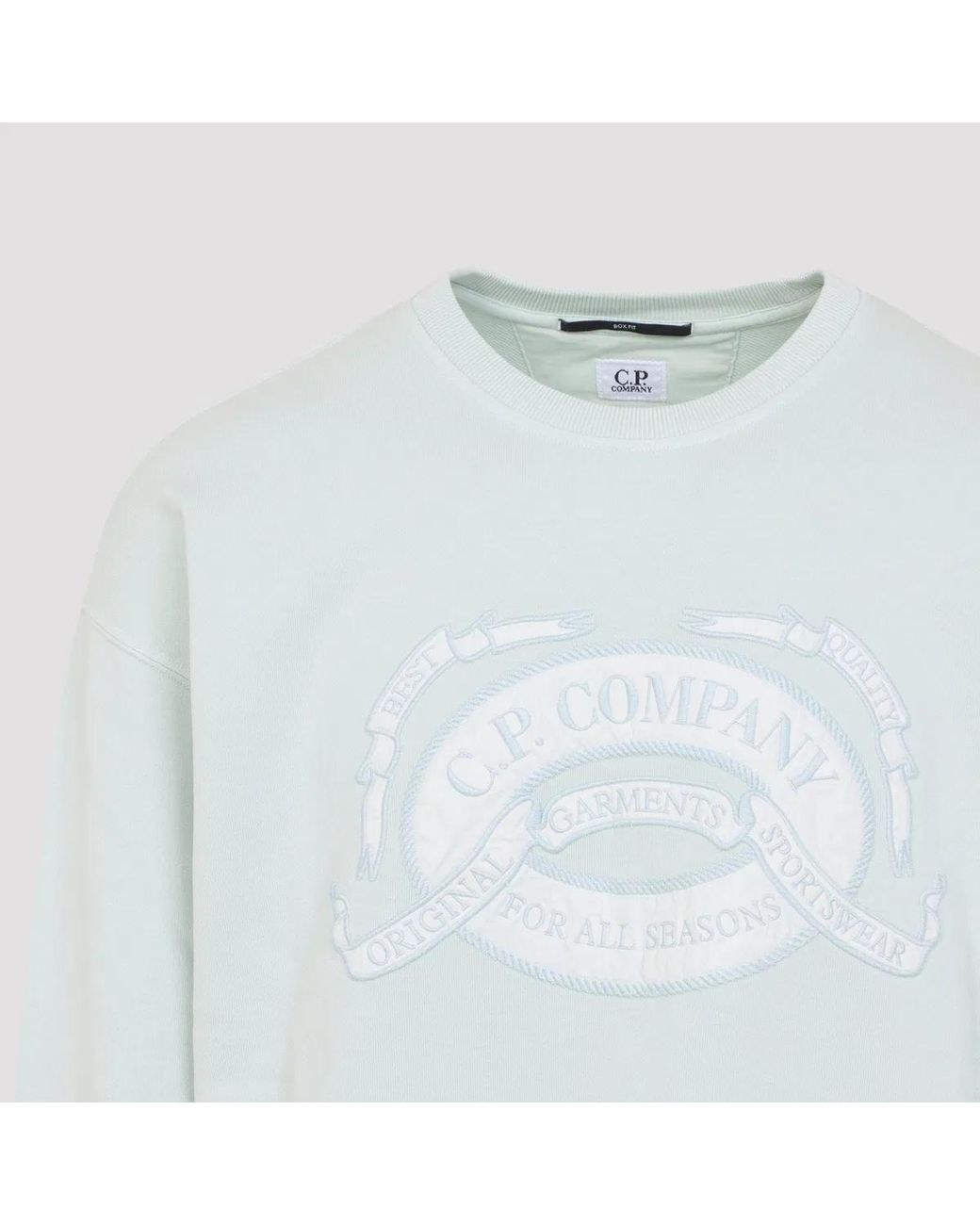 C P Company Blue C.P.Company Sweatshirts Crew Neck for men