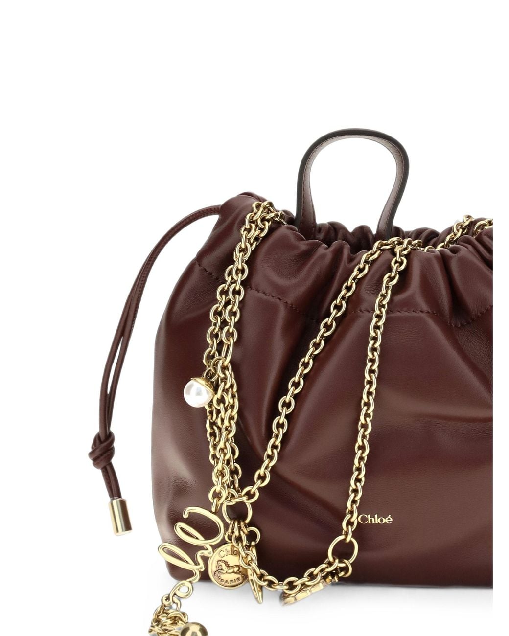 Chloé Brown Icons Mini Shoulder Bag