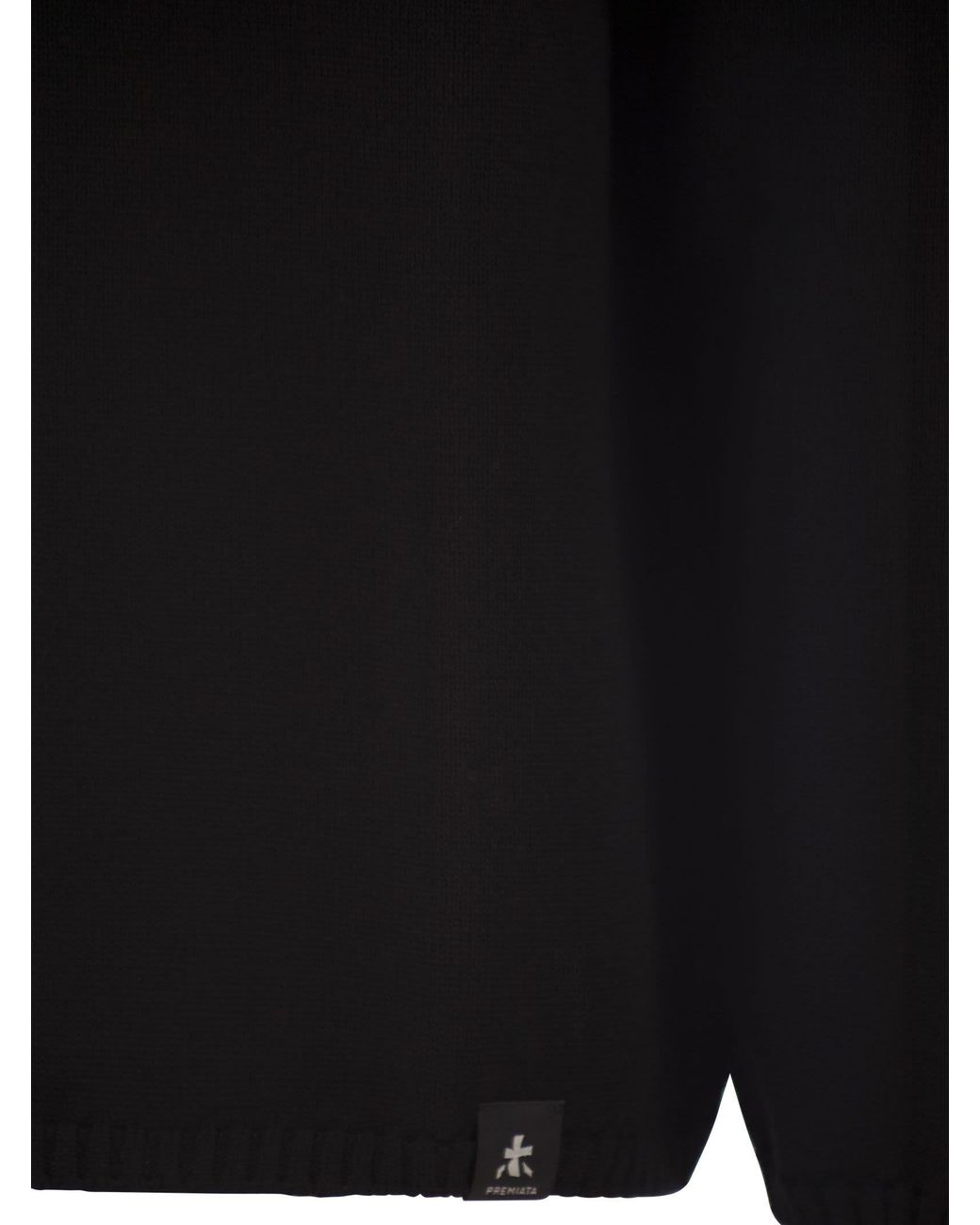 Premiata Black Virgin Wool Crew-Neck Jumper for men