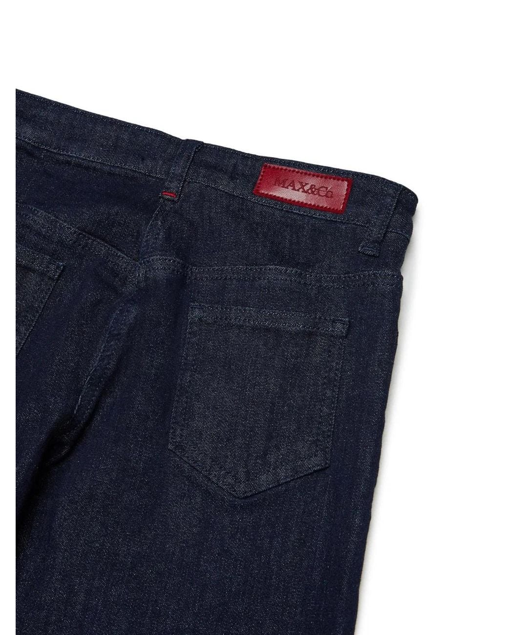 MAX&Co. Blue Max&Co. Maxp1F Wide Cropped