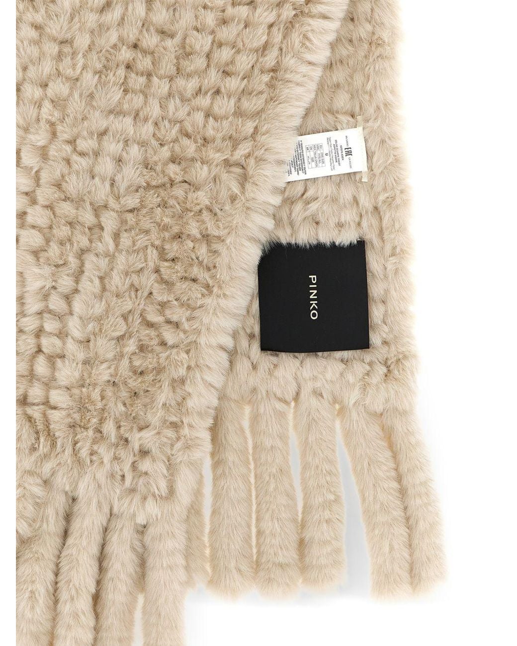 Pinko Natural Polyester Scarf