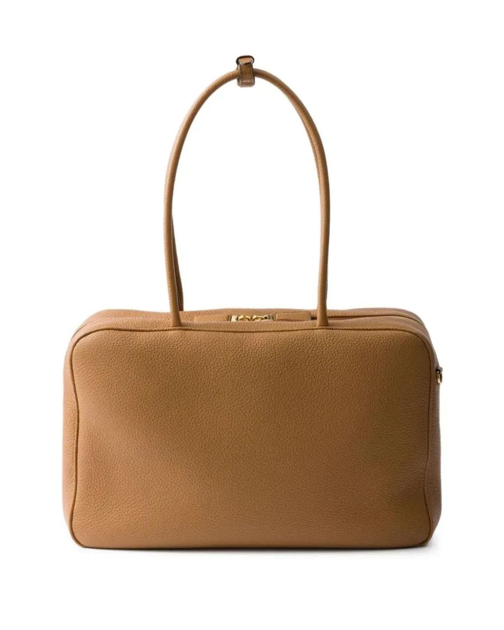Prada Brown Grosse Henkeltasche