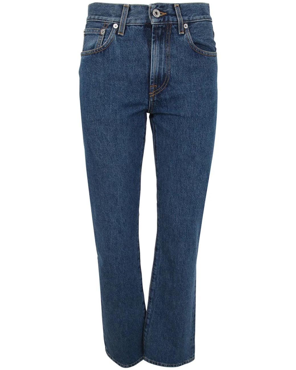J.W. Anderson Blue Straight Leg Jeans