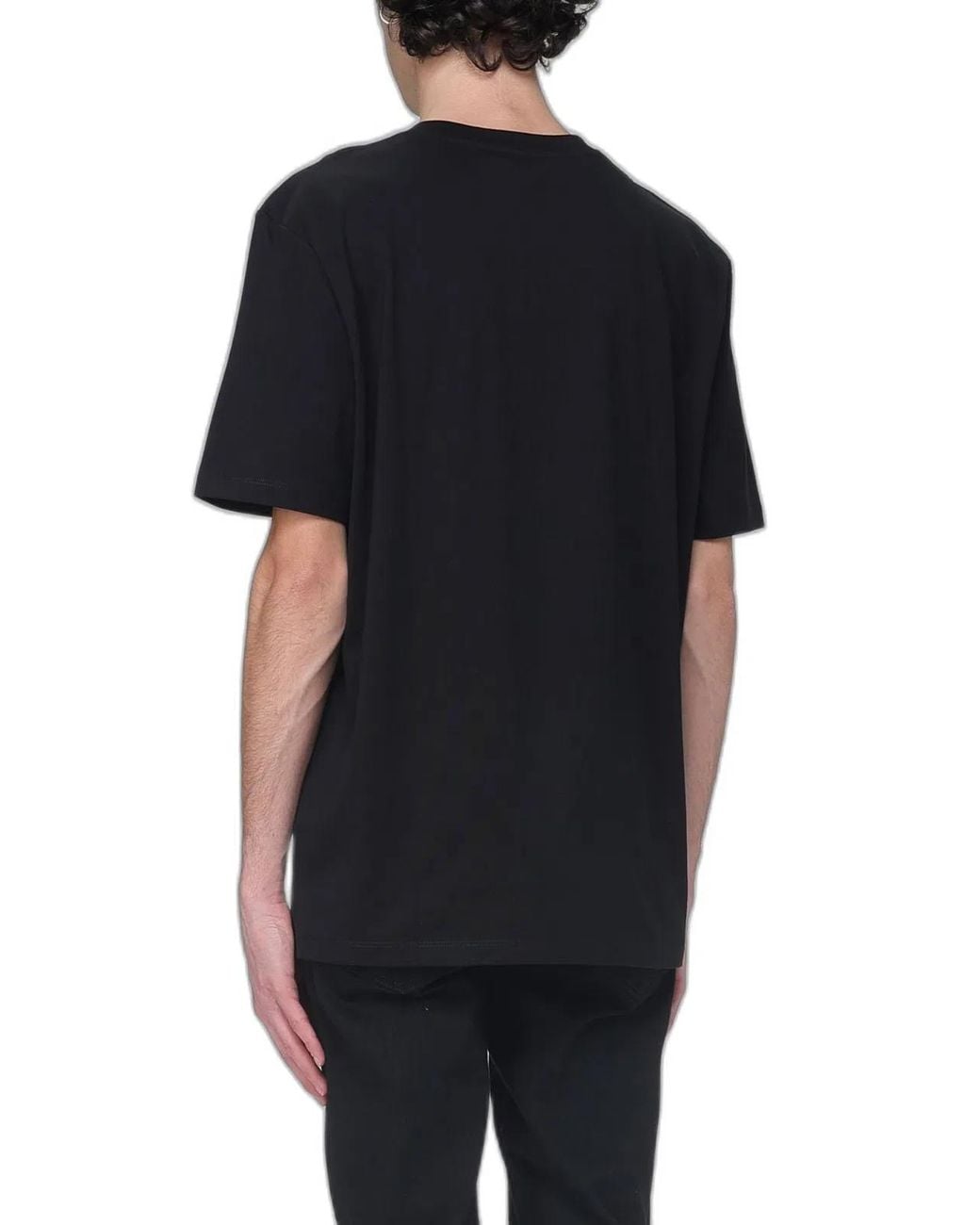 Balmain Black Paris Print T-Shirt for men