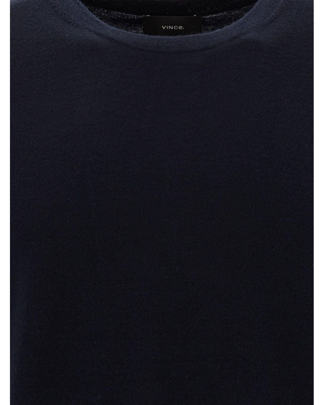 Vince Black Short-Sleeved Sweater for men