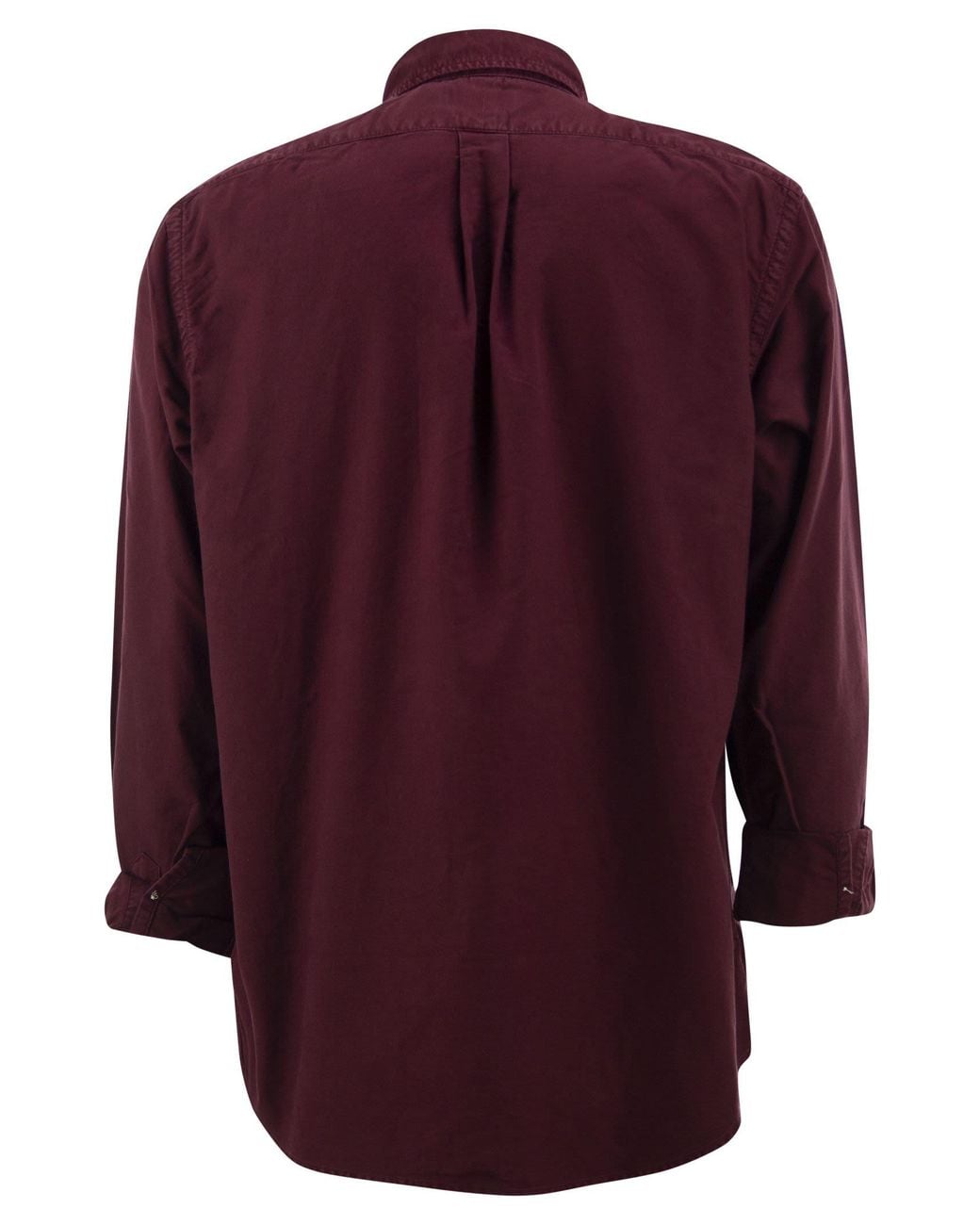 Polo Ralph Lauren Purple Cotton Shirt With Embroidered Logo for men