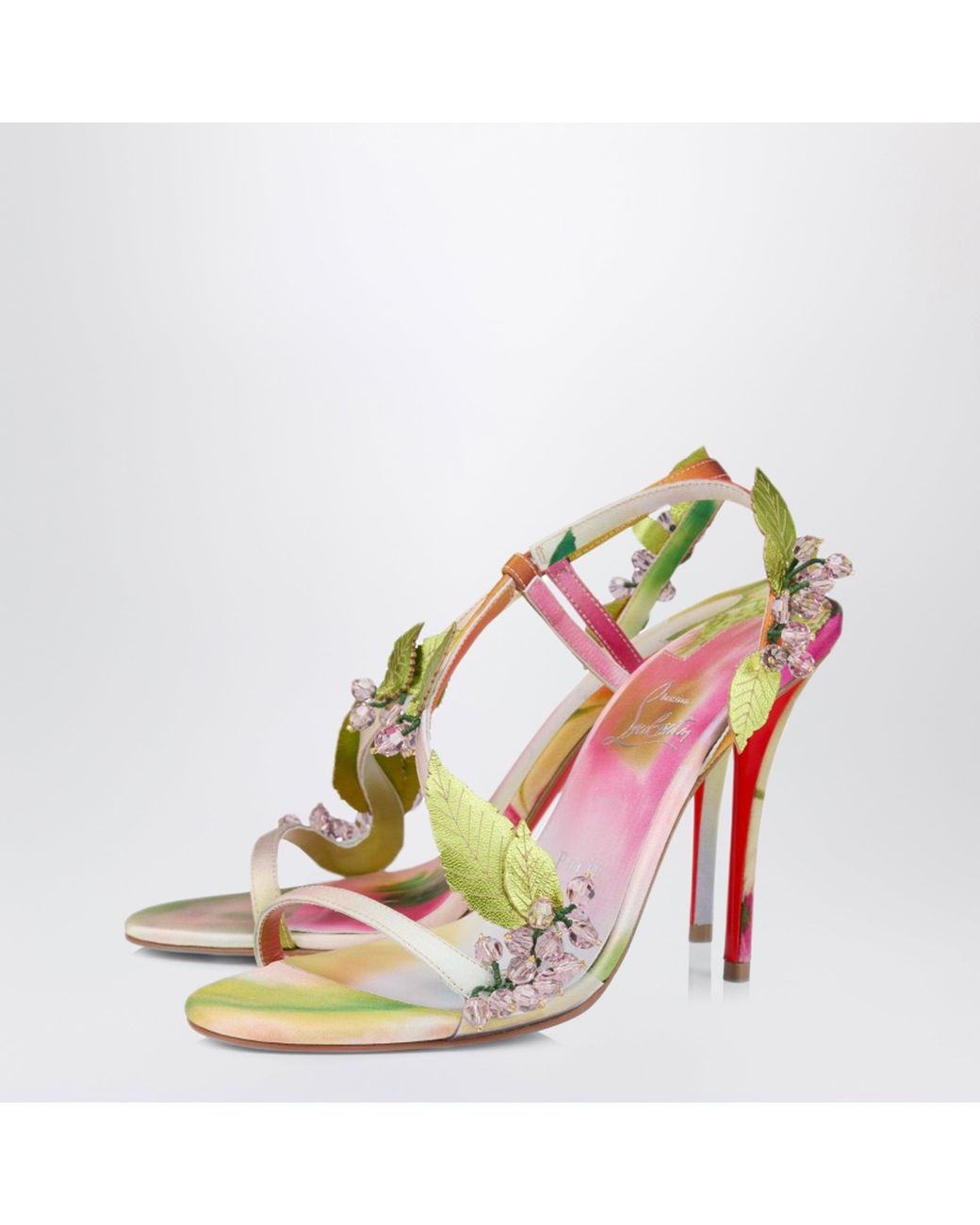 Christian Louboutin Metallic Fruit Sandals