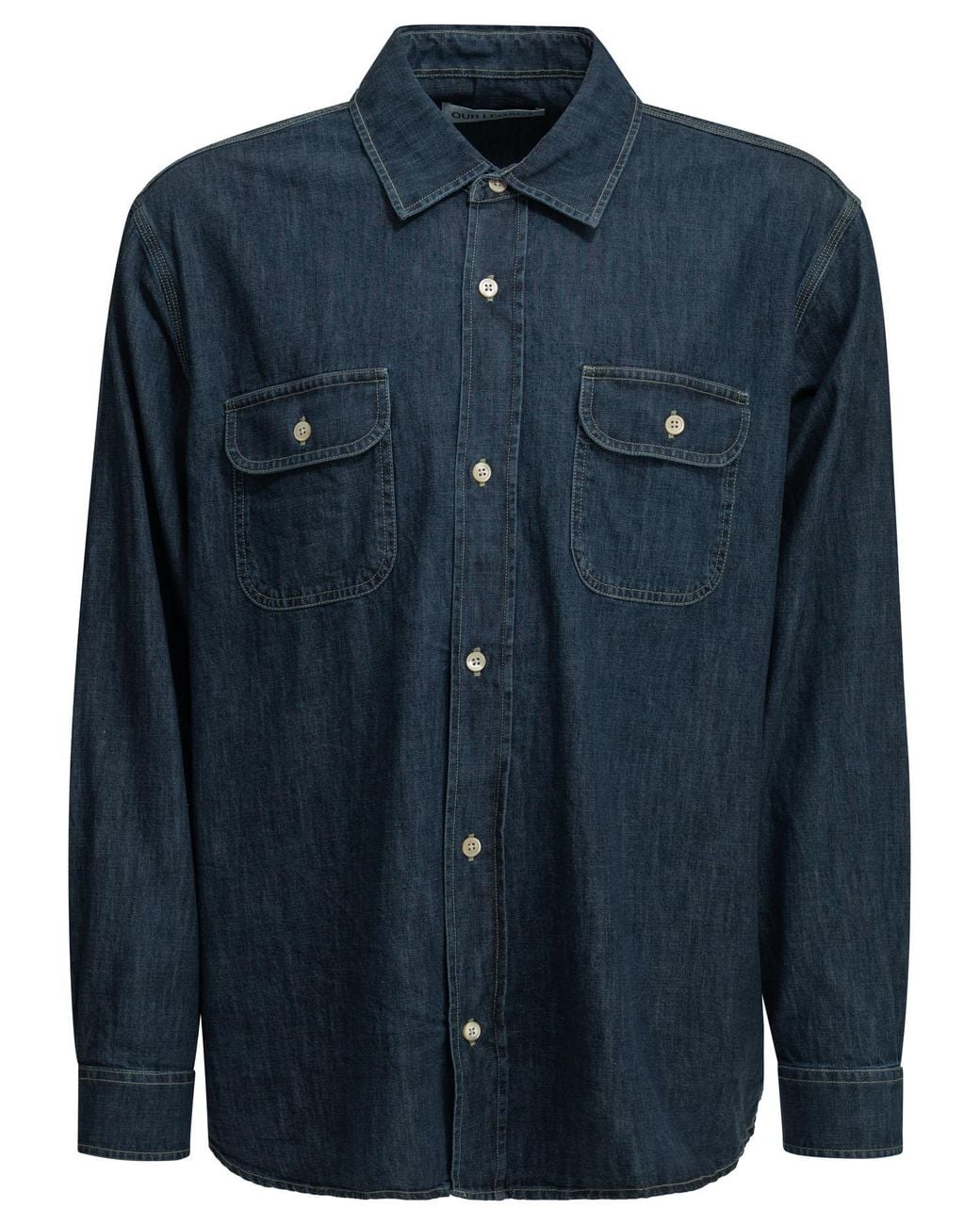 Our Legacy Blue "Tasco" Casual Shirt for men