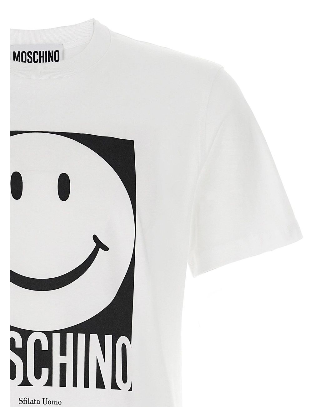 Moschino White 'Smiley' T-Shirt for men