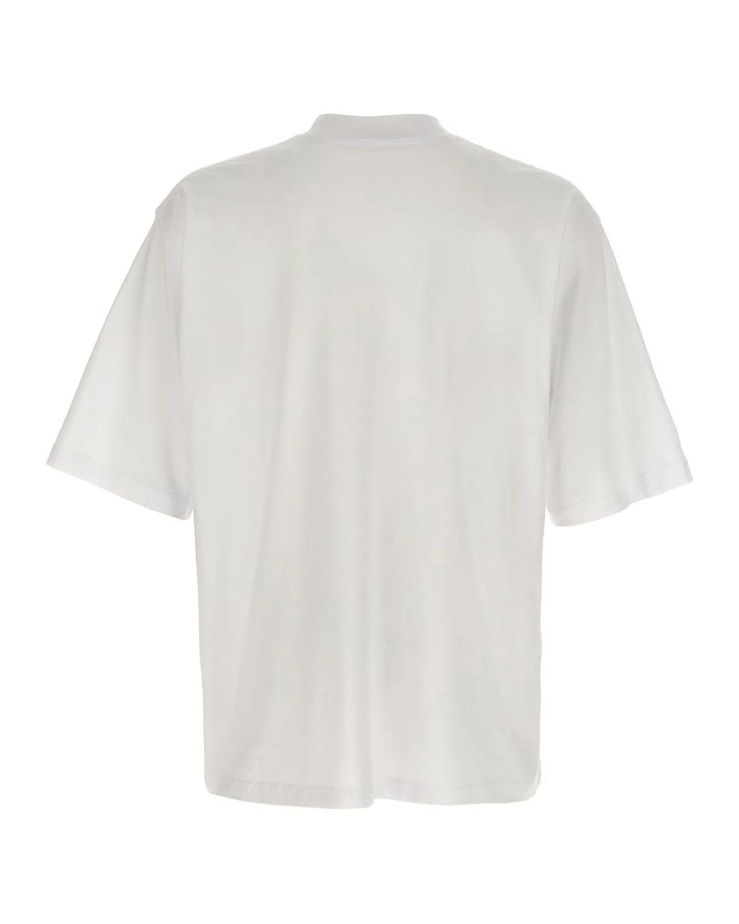 Marni White Logo Patch T-Shirt for men