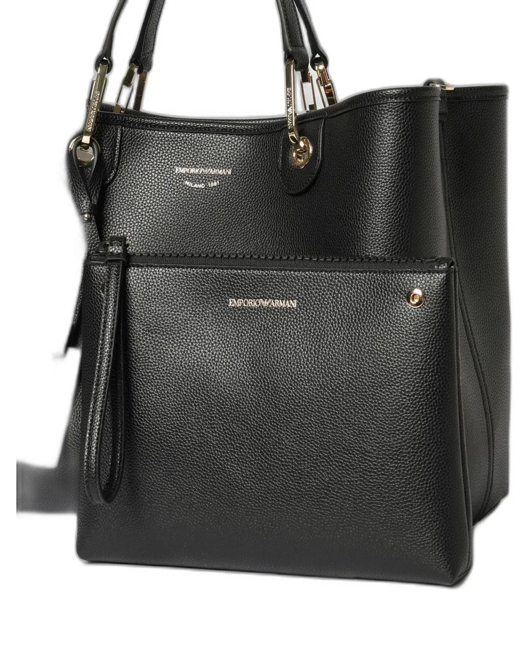 Emporio Armani Black Shopping Bag