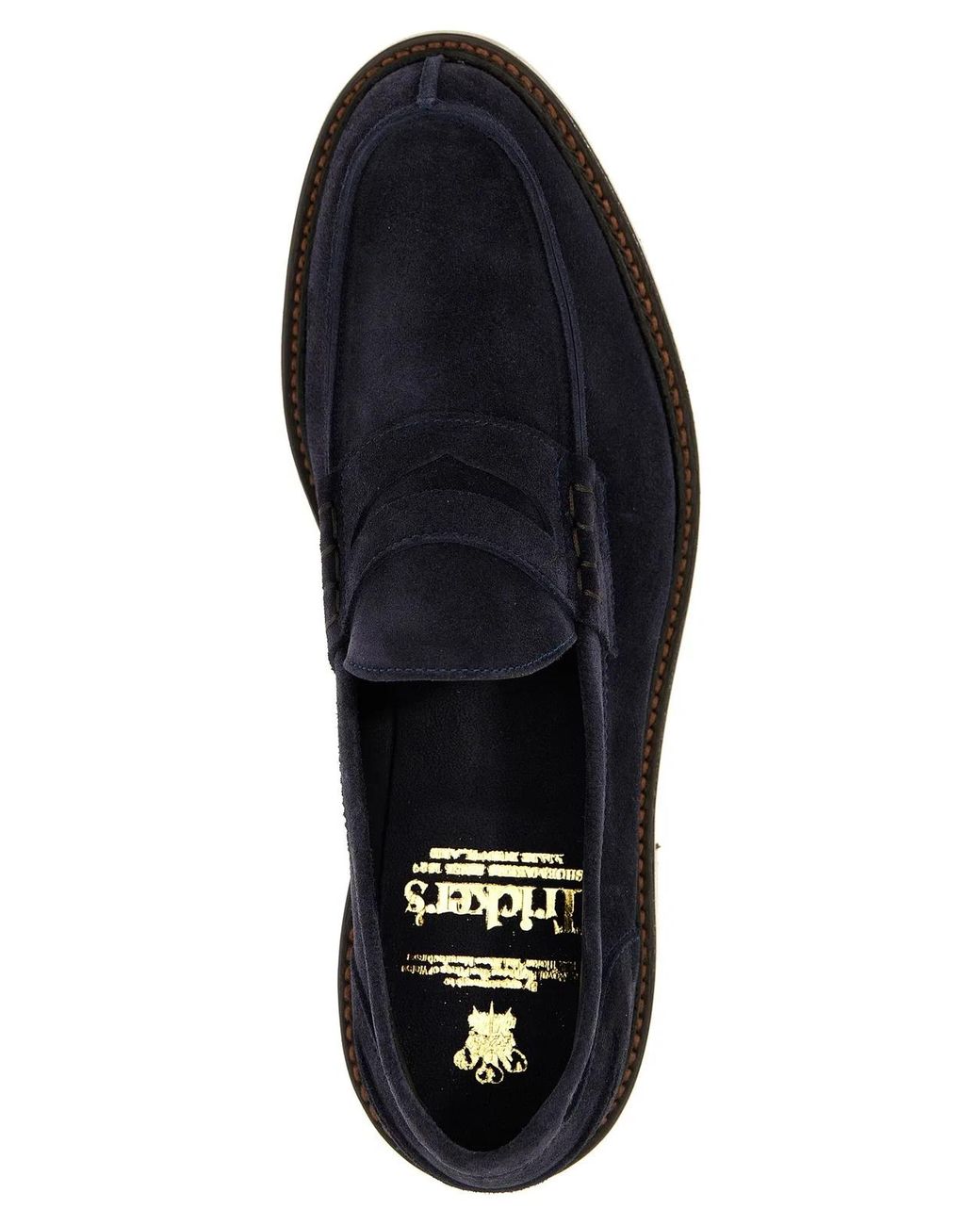 Tricker's Blue 'Adam' Loafers for men