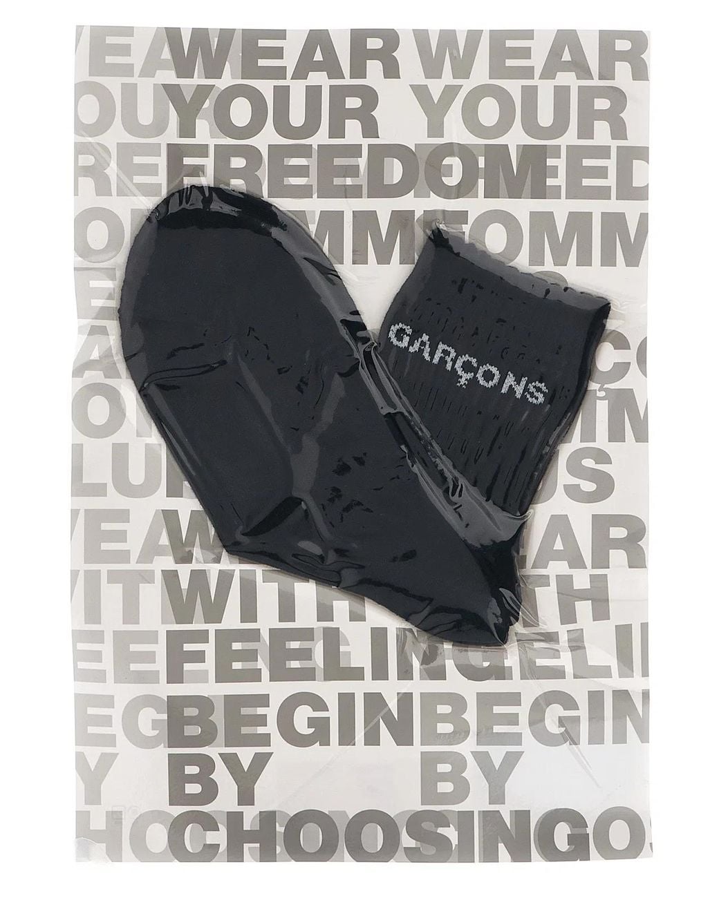 Comme des Garçons Gray Cotton Socks Clothing for men