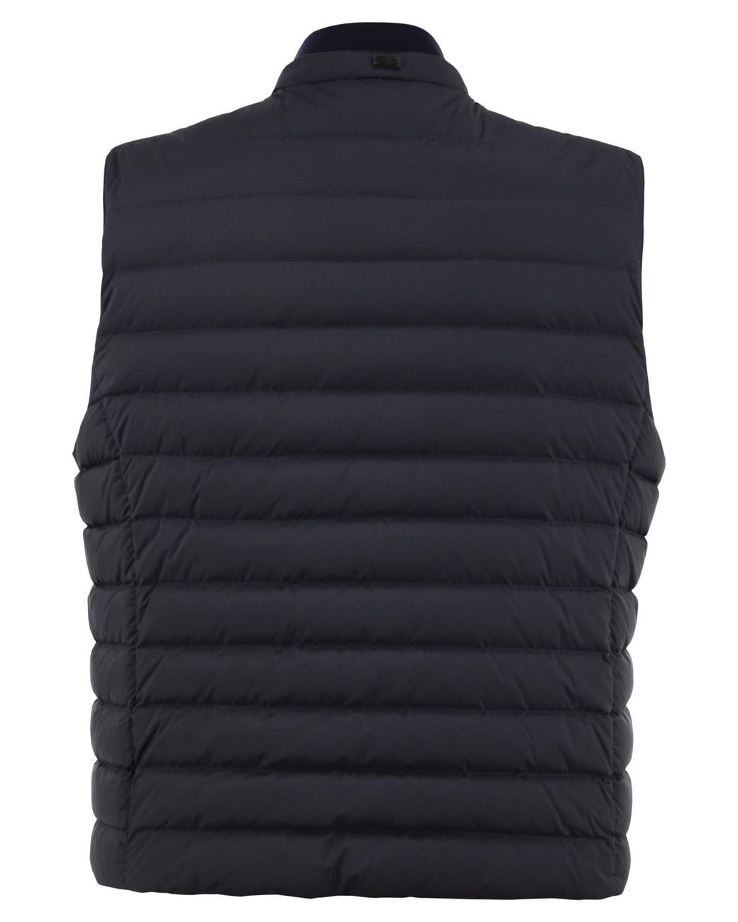 Fedeli Blue Reversible Cashmere And Technical Quilted Gilet