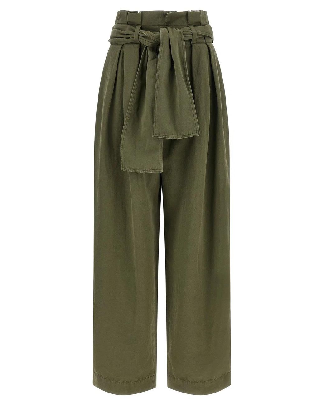 Balmain Green High Waist Pants