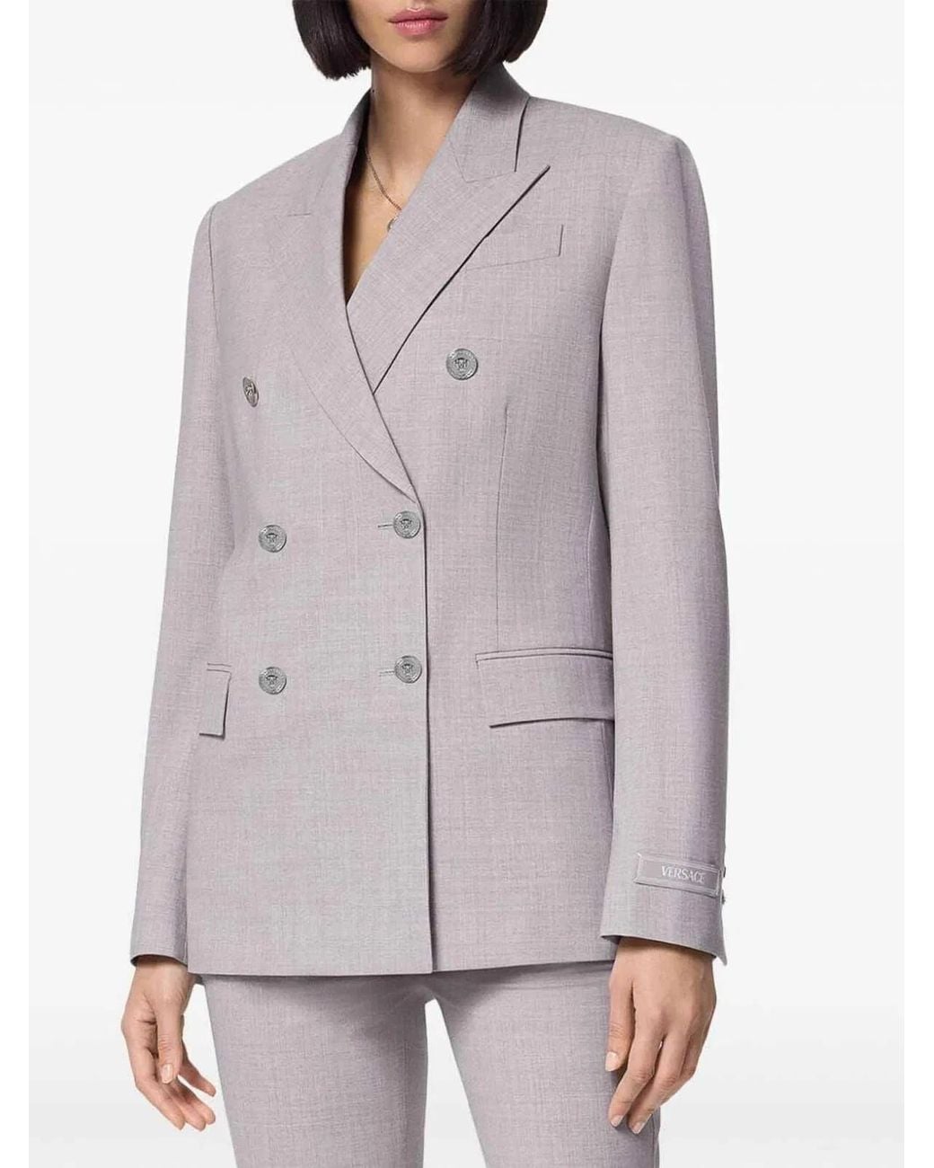 Versace Gray Tailored Jacket