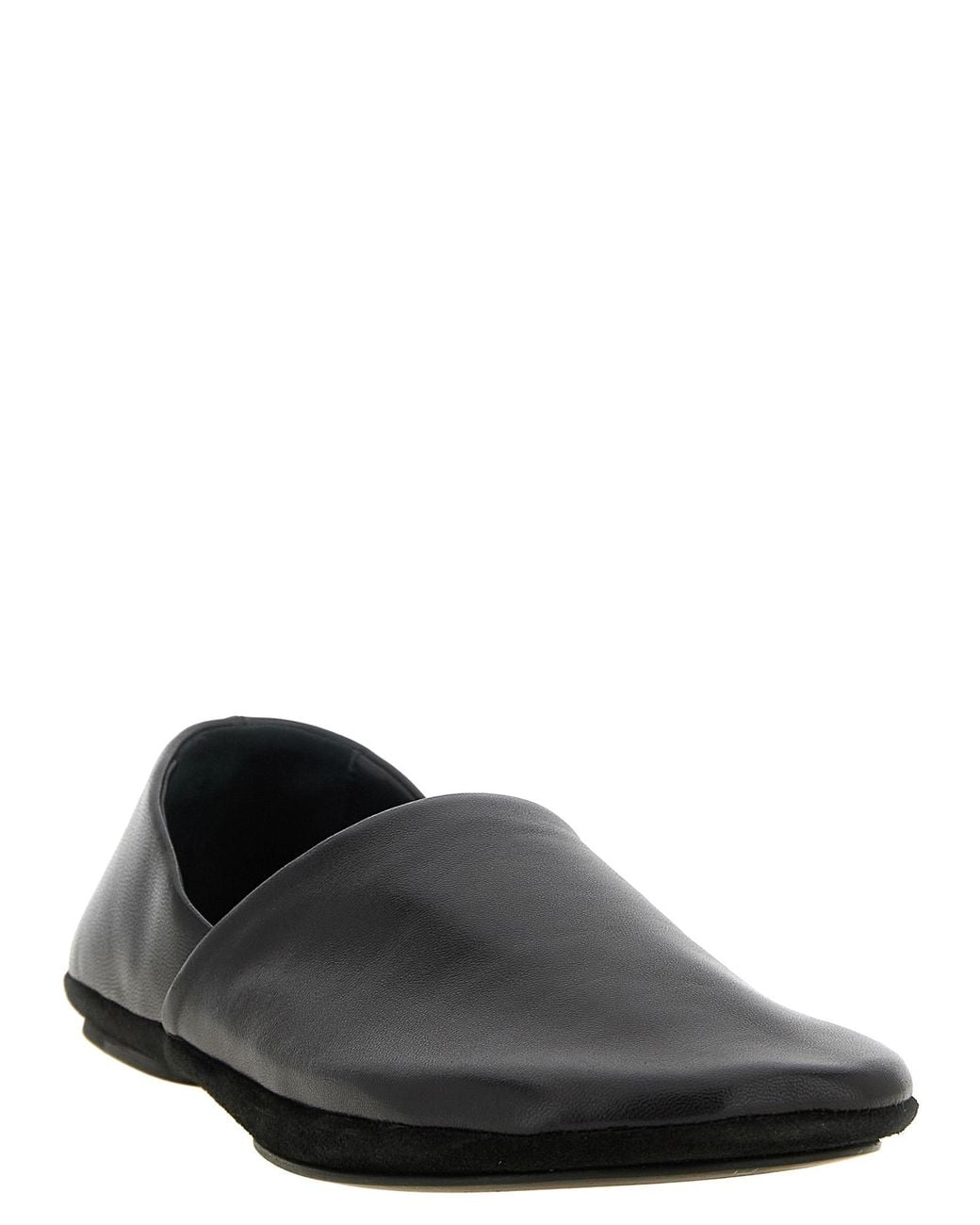 Lemaire Black Slipper Loafers for men