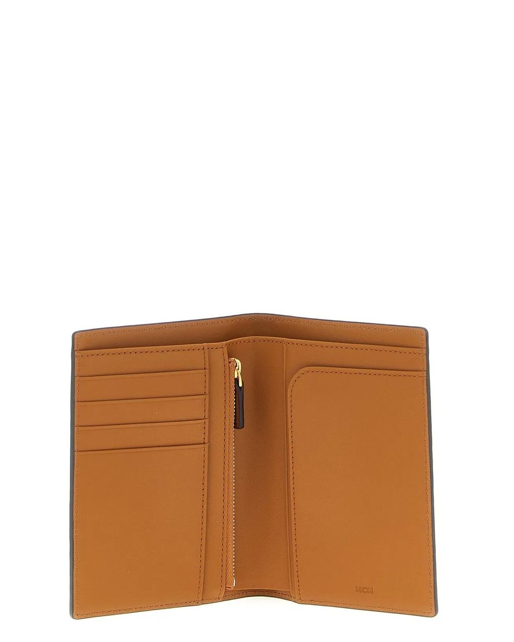 MCM Brown 'Ottomar' Passport Holder for men