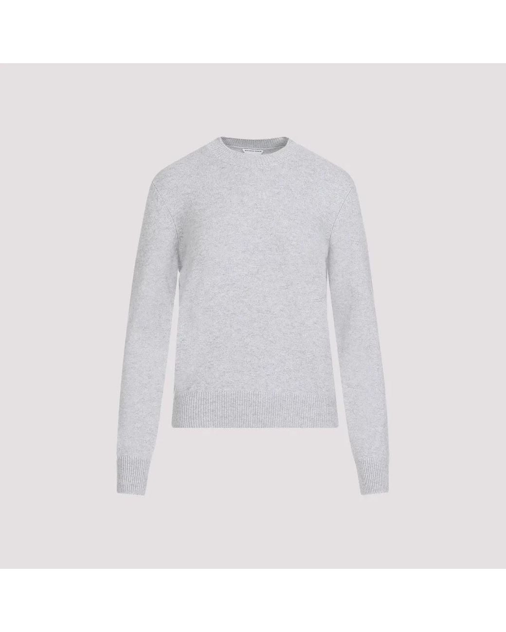 Bottega Veneta White Stretch Cashmere Blend Sweater