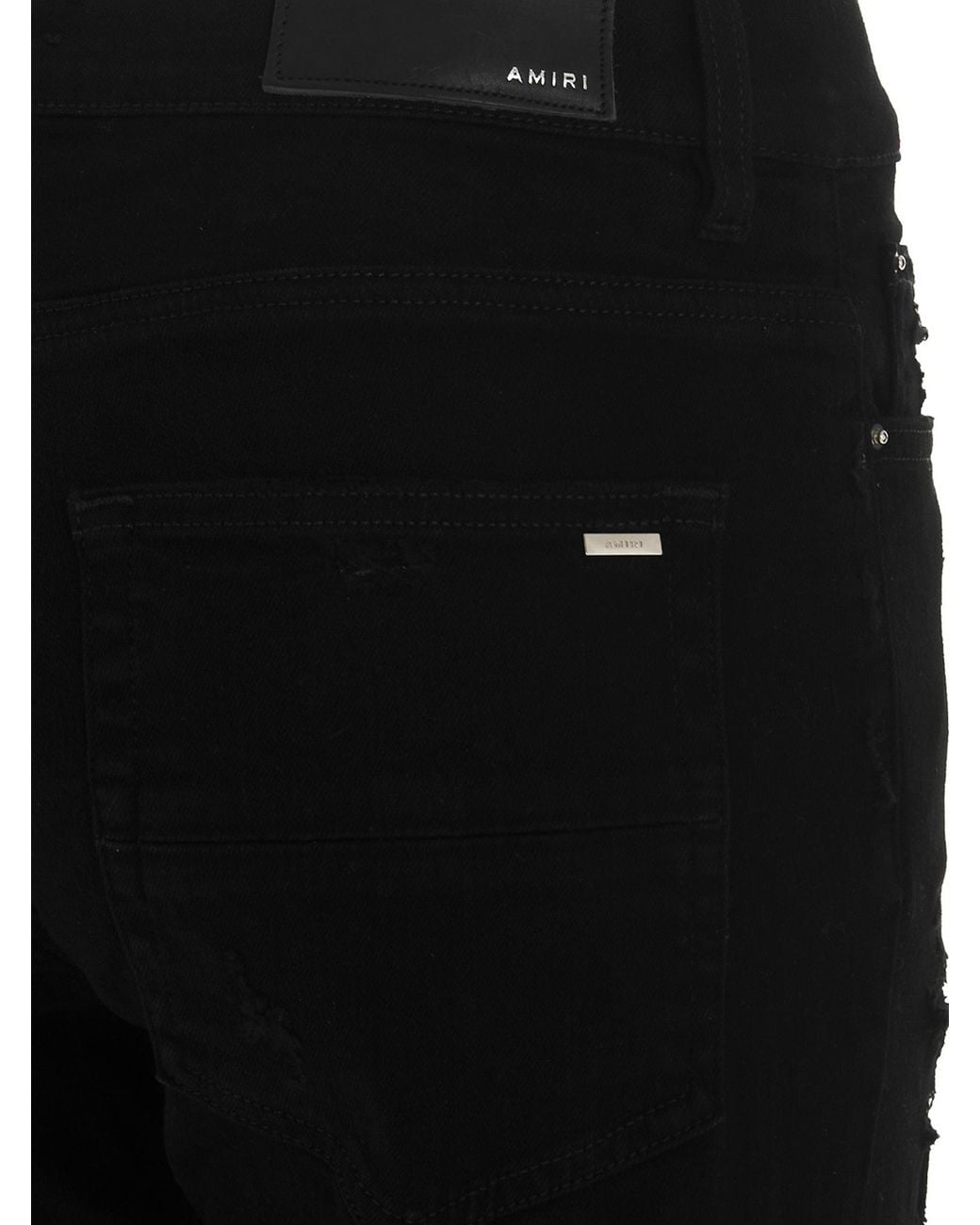 Amiri Black 'Croc1' Jeans for men